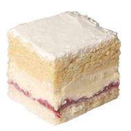 Strawberries & Cream (Bolo gelado - Ninho com morango)