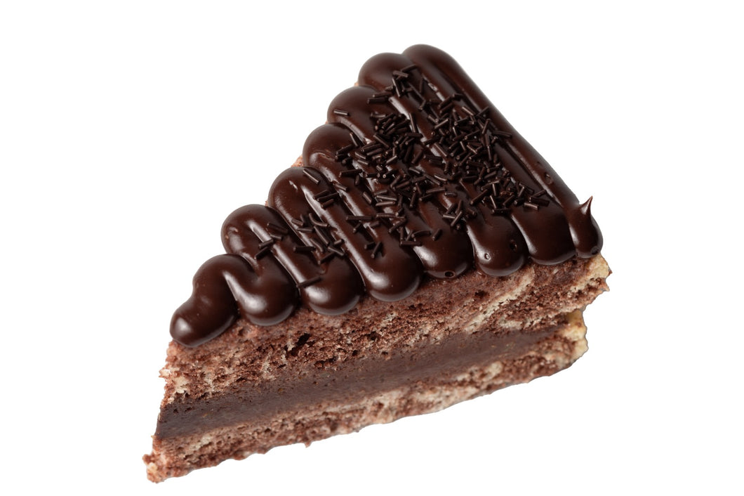 Brigadeiro & Walnut Cake Slice (Fatia de Brigadeiro & Nozes)