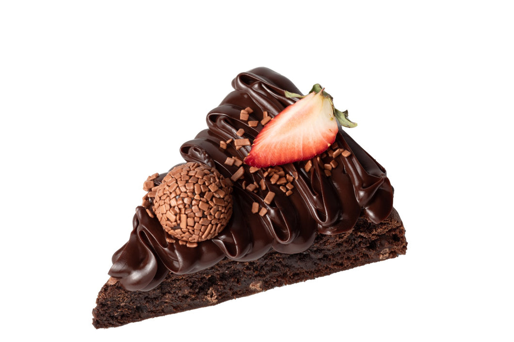 Brigadeiro Brownie Slice - (Fatia de Brownie com Brigadeiro)