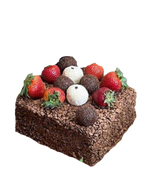 Belgian Chocolate & Cream Cake 10 People (Bolo Gelado Brigadeiro Belga & Ninho 10 Pessoas)